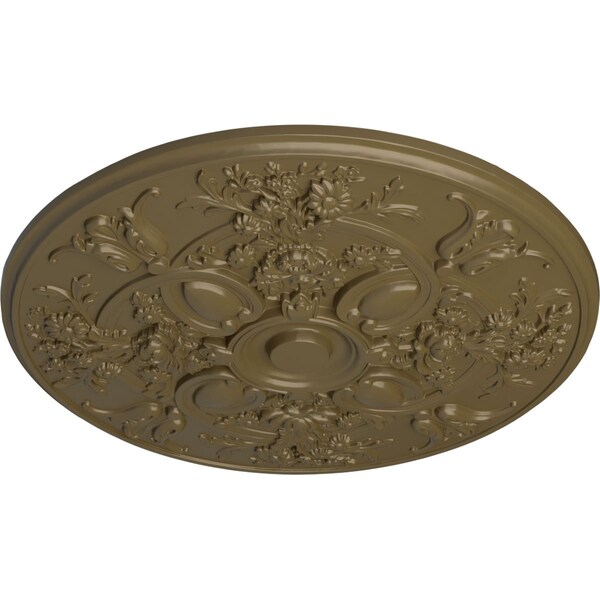 Baile Ceiling Medallion (Fits Canopies Up To 6), Hand-Painted Mississippi Mud, 31 1/4OD X 2 1/4P